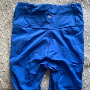 Lululemon Free to Speed high-rise tight 25” wild bluebell size 6